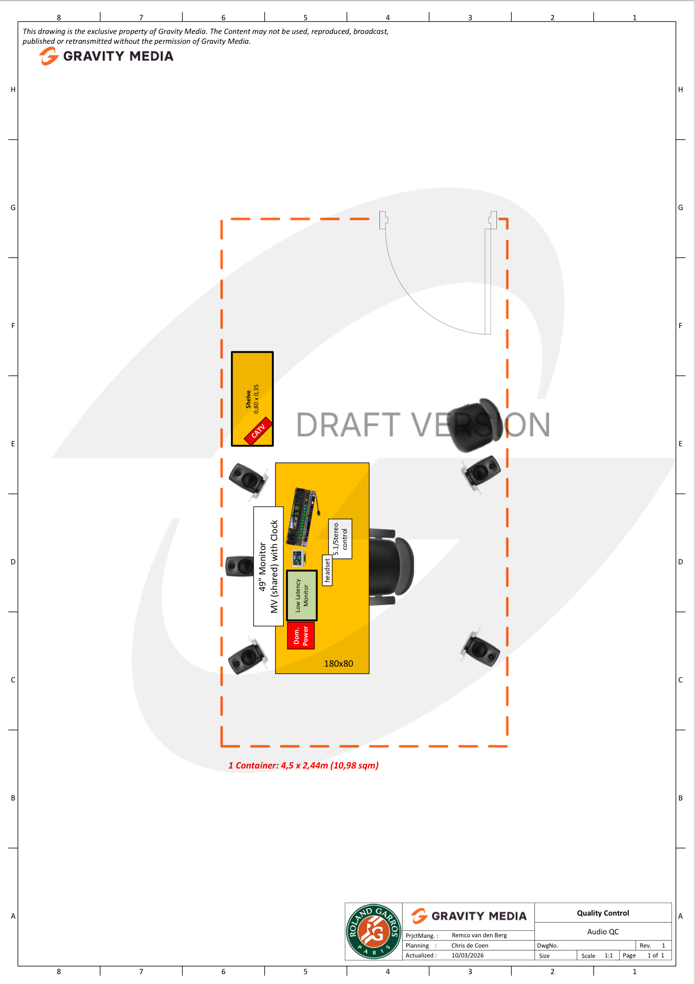 QC Audio layout