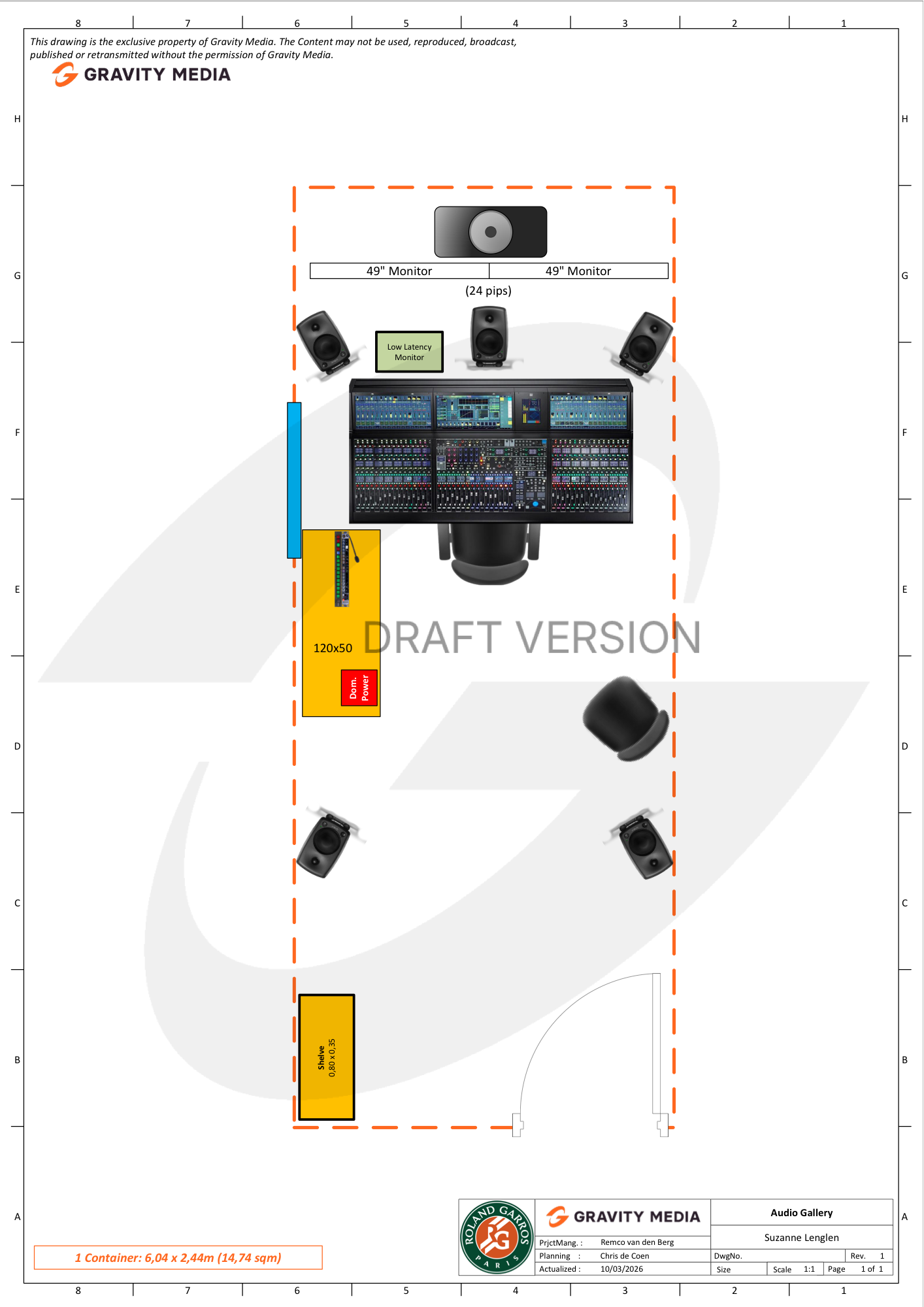 SL Audio layout